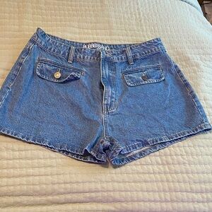 Women's Blue Denim Shorts
